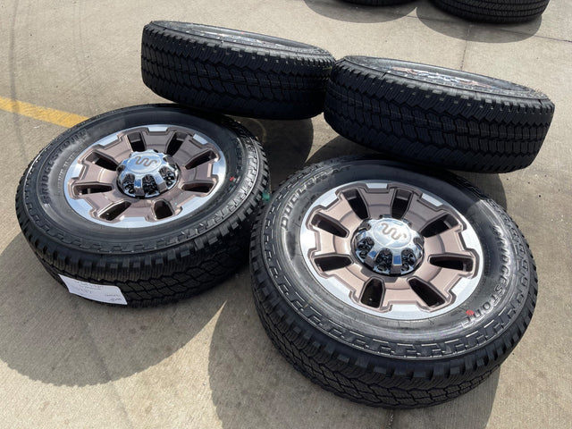 20" Ford F-250 F-350 OEM 10487 LIMITED KING RANCH tan wheels rims 2025 2026 NEW Texas Truck Tire