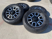 18" Ram 2500 3500 LARAMIE OEM wheels rims 2694 tires BRIDGESTONE A/T NEW 2026 Texas Truck Tire