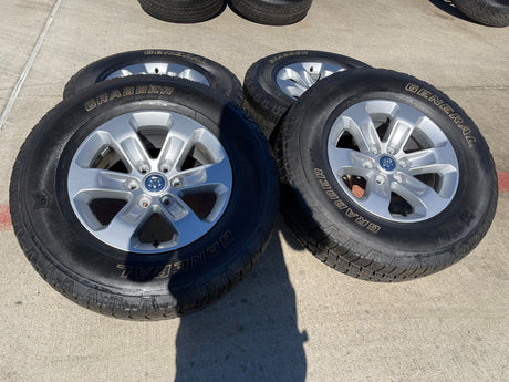 18" Dodge Ram 1500 OEM wheels rims 2672 tires GENERAL A/TP Texas Truck Tire