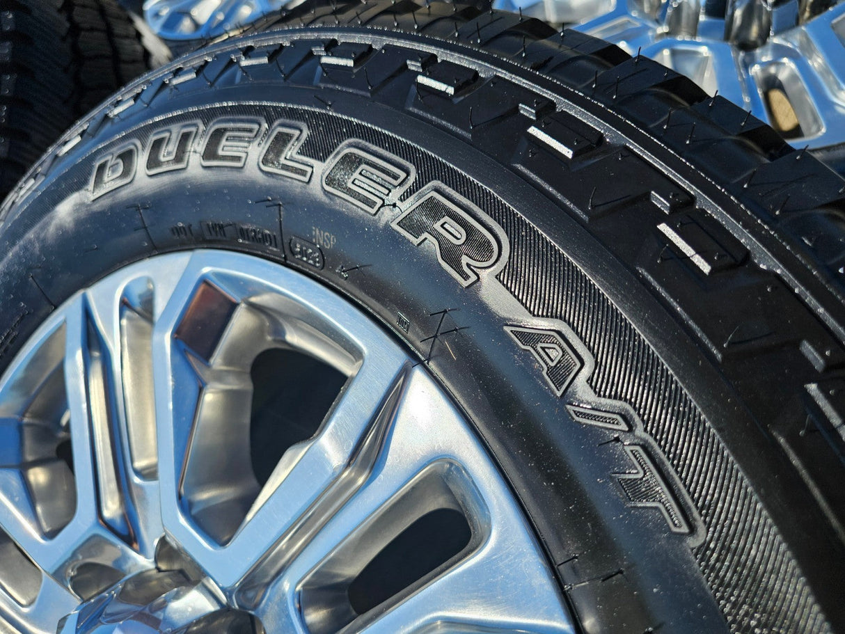 20" GMC Sierra Denali 2500 3500 OEM 5957 wheels rims tires 2023 2024 2025 2026 Texas Truck Tire