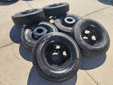17" Dodge Ram 3500 Dually Laramie 8x200 wheels rims OEM 2703 2704 NEXEN Texas Truck Tire