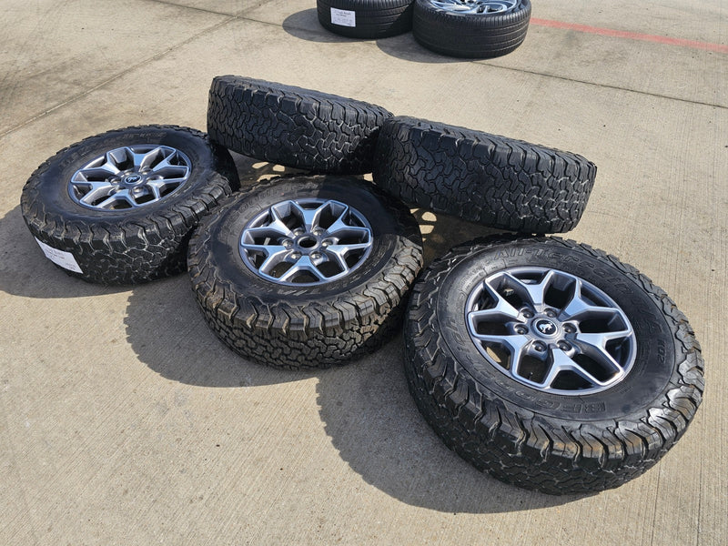 17" Ford Bronco wheels rims SASQUATCH 95229 10387 Ranger BFG KO2 A/T Texas Truck Tire