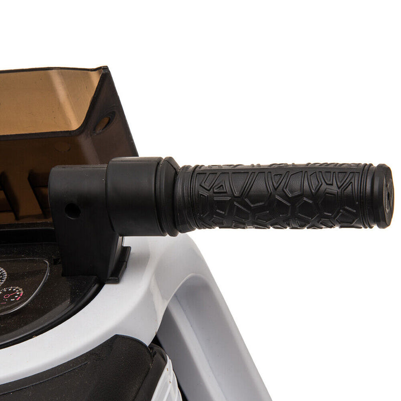 3-Wheel Double Drive Electric Motorcycle for Kids in White