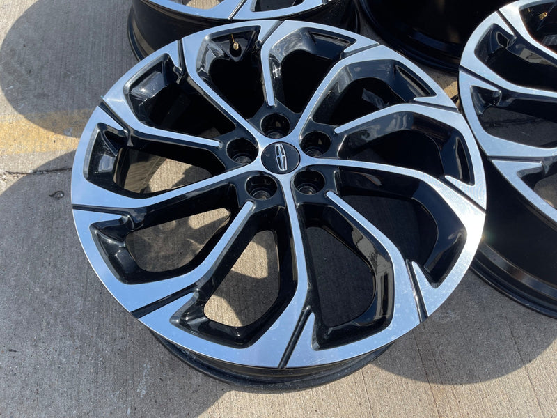 21" Lincoln Nautilus Black Label OEM 95858 rims wheels 2023 2024 2025 2026 NEW Texas Truck Tire