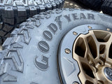 18" Dodge Ram 1500 TRX Beadlock OEM bronze RHO wheels rims 2735 tires 35" NEW Texas Truck Tire