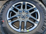 18" Toyota Tacoma 4Runner TRD OEM 10641 wheels rims 2024 2025 2026 NEW GOODYEAR Texas Truck Tire