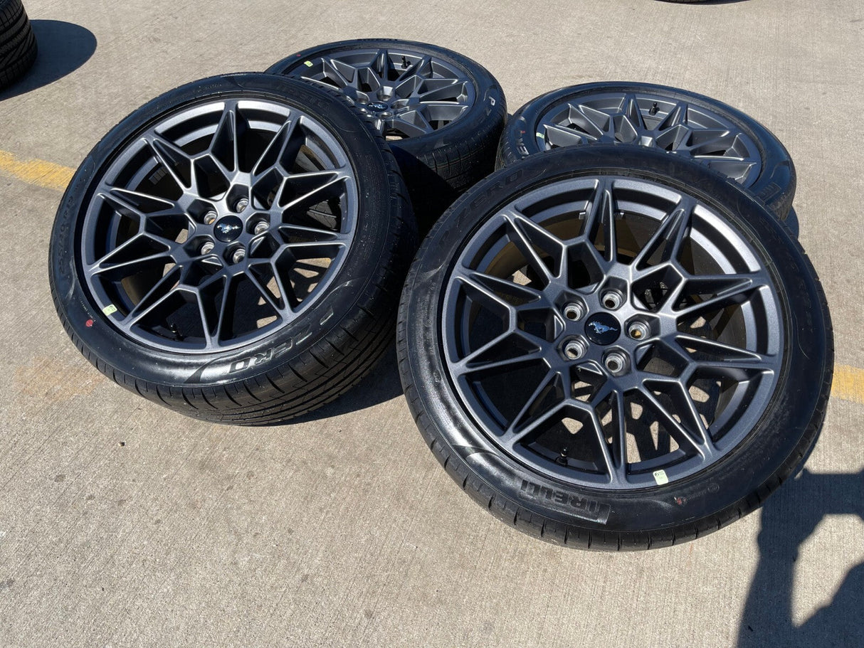 19" Ford Mustang GT Track Pack OEM 10600 10603 wheels rims 2024 2025 2026 NEW Texas Truck Tire