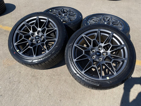 19" Ford Mustang GT Track Pack OEM 10600 10603 wheels rims 2024 2025 2026 NEW Texas Truck Tire