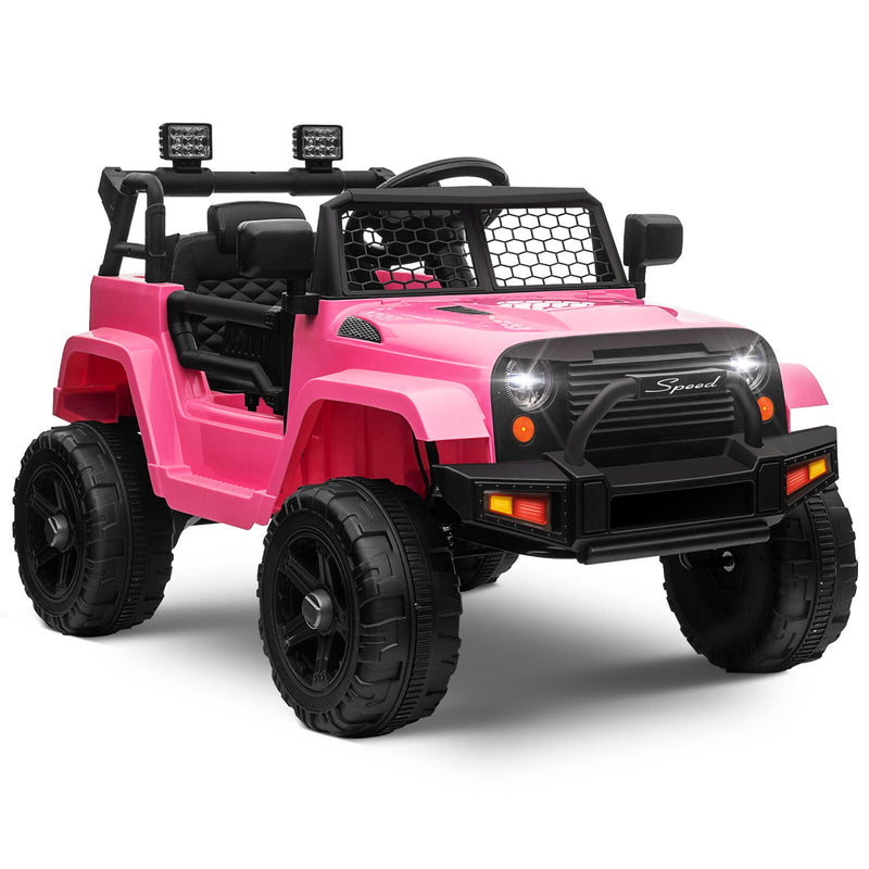 12V Battery-Powered Kids Ride-On Off-Road Truck Toy with Parent Remote Control