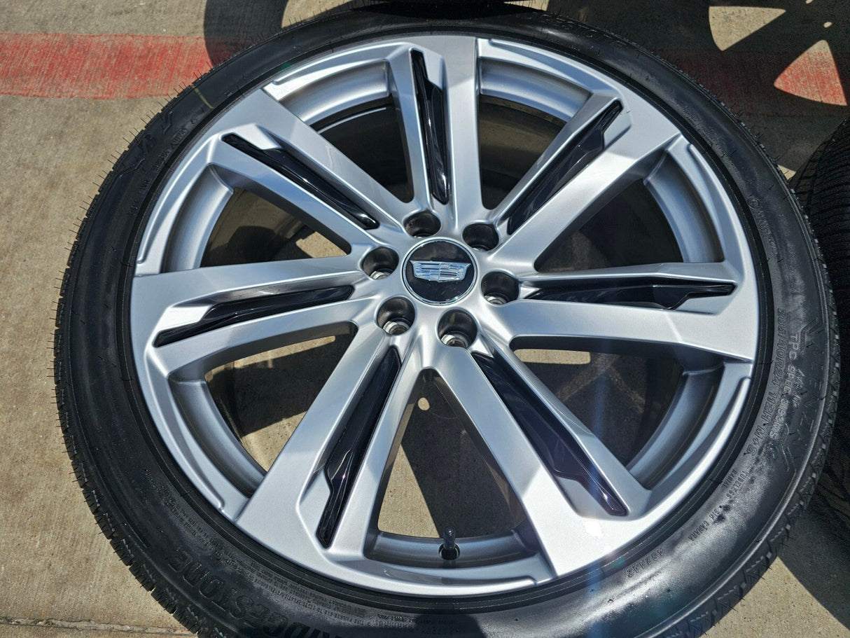 24" Cadillac Escalade V OEM wheels rims tires 2022 2023 2024 2025 2026 NEW Texas Truck Tire