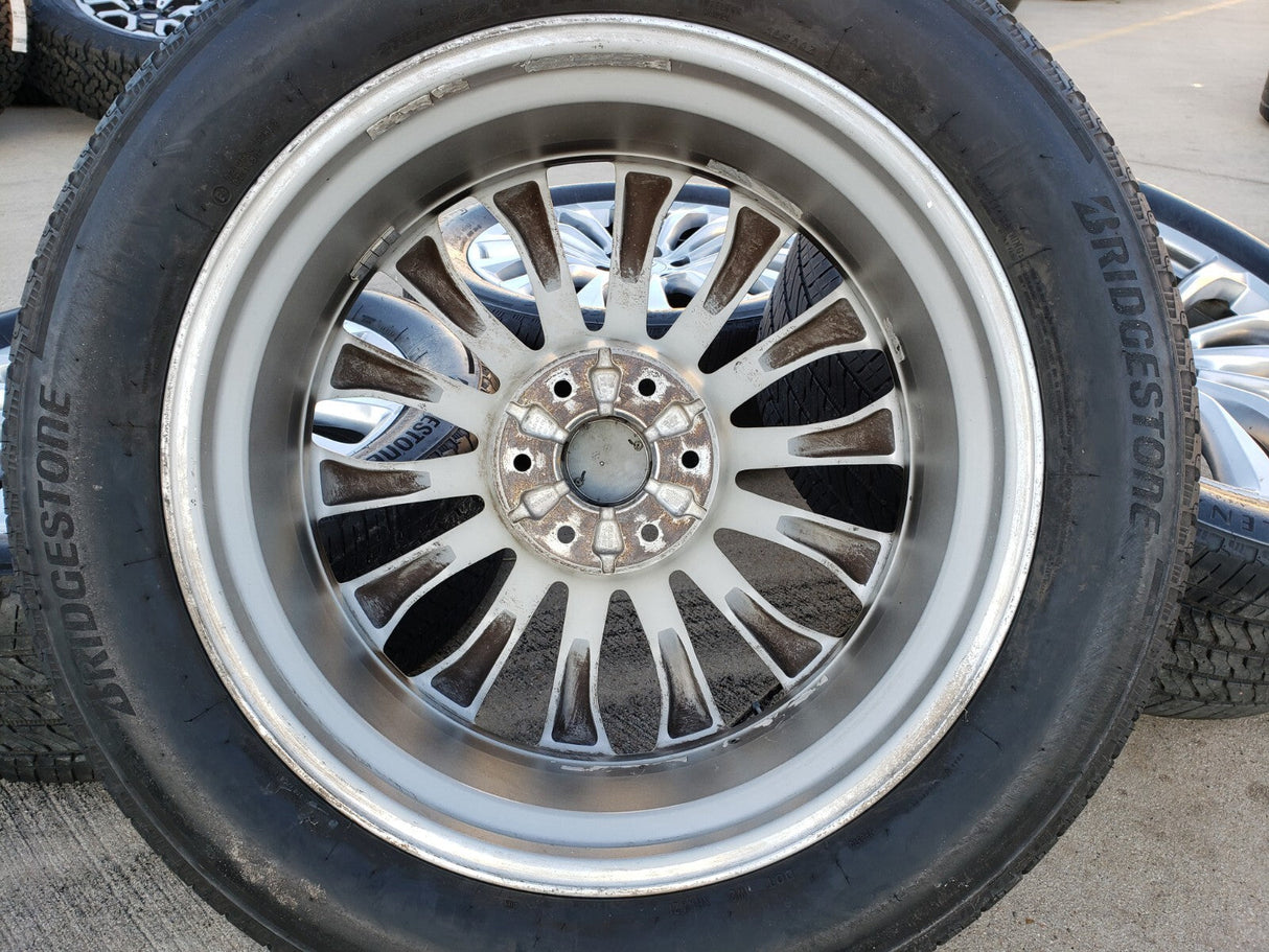 22" Infiniti QX80 QX56 Nissan Titan OEM 62799 73770 wheels rims tires Texas Truck Tire