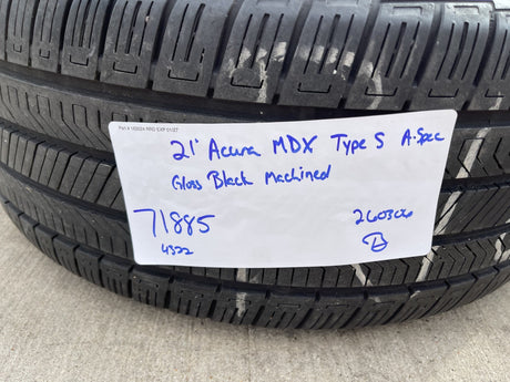 21" Acura MDX Type S OEM wheels rims 71885 Honda Ridgeline Pilot CONTINETAL Texas Truck Tire