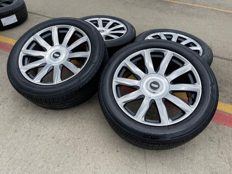 22" Cadillac Escalade Platinum OEM 95078 wheels rims 2024 2025 2026 NEW Texas Truck Tire