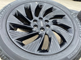 22" Lincoln Navigator OEM 10665 rims wheels BLACK LABEL 2025 2026 MICHELIN NEW Texas Truck Tire