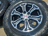 18" GMC Sierra AT4 Chevy Silverado OEM 5910 wheels rims 2022 2023 2024 2025 Texas Truck Tire