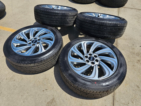 22" Lincoln Navigator OEM rims wheels tires 10497 RESERVE 2023 2024 2025 NEW Texas Truck Tire
