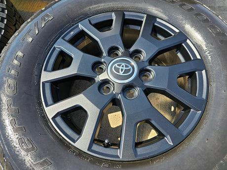 17" Toyota Tacoma 4Runner TRD OEM 10637 94254 wheels rims 2025 2026 NEW BFG Texas Truck Tire