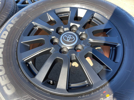 18" Toyota Land Cruiser OEM 95953 wheels rims Tundra Sequoia 2024 2025 2026 NEW Texas Truck Tire