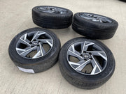 17" Hyundai Elantra Sonata OEM wheel rims 71067 Veloster 2024 2025 2026 GOODYEAR Texas Truck Tire