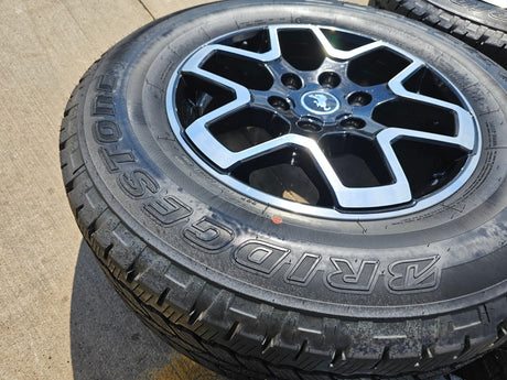 18" Ford Bronco wheels rims black 95213 Ranger 2022 2023 2024 2025 NEW Texas Truck Tire