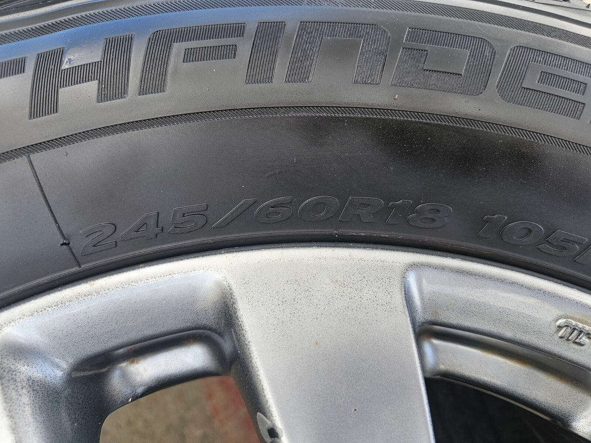 18" Infiniti QX60 FX35 FX45 JX35 Nissan Pathfinder OEM 73760 71564 wheels rims Texas Truck Tire