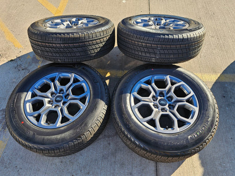 18" Ford Expedition F-150 TREMOR OEM rims wheels 2025 2026 NEW MICHELIN Texas Truck Tire