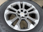 20" Chevy Tahoe Silverado OEM 14090 95417 wheels rims tires GOODYEAR A/T Texas Truck Tire