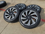 22" Lincoln Navigator OEM rims wheels 10497 Black Label 2023 2024 2025 2026 NEW Texas Truck Tire
