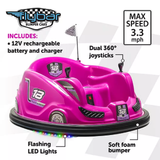 Flybar 12-Volt Battery Operated Electric Bumper Car (Various Shades)