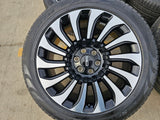 22" Lincoln Navigator OEM rims wheels 10499 95383 Black Label 2023 2024 2025 Texas Truck Tire