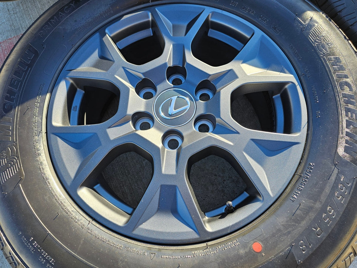 18" Lexus GX550 OEM wheels rims Toyota Land Cruiser Tundra Sequoia MICHELIN NEW Texas Truck Tire