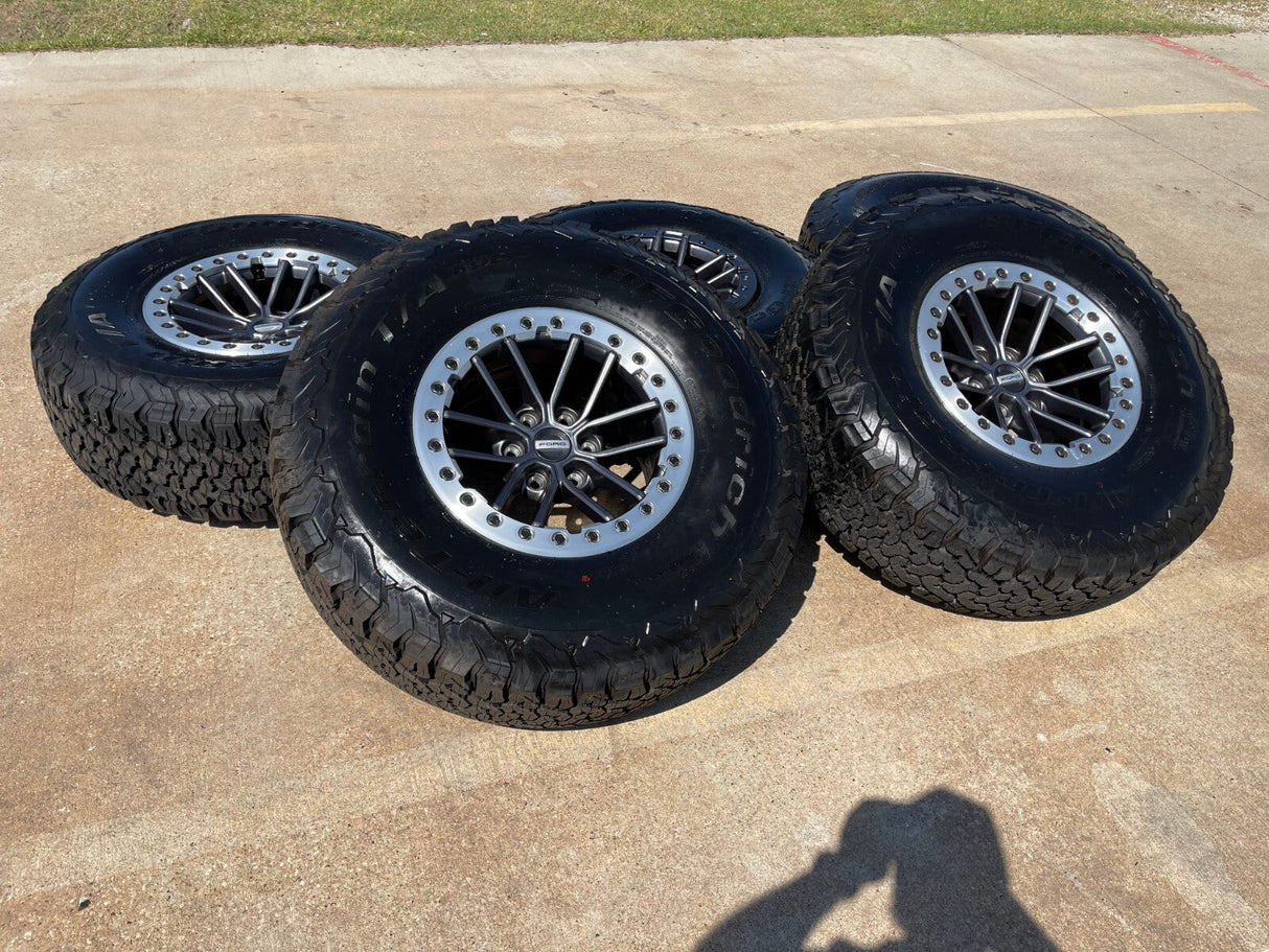(5) 17" Ford F-150 Raptor OEM rims wheels TRUE BEADLOCK 96450 Expedition BFG 37" Texas Truck Tire