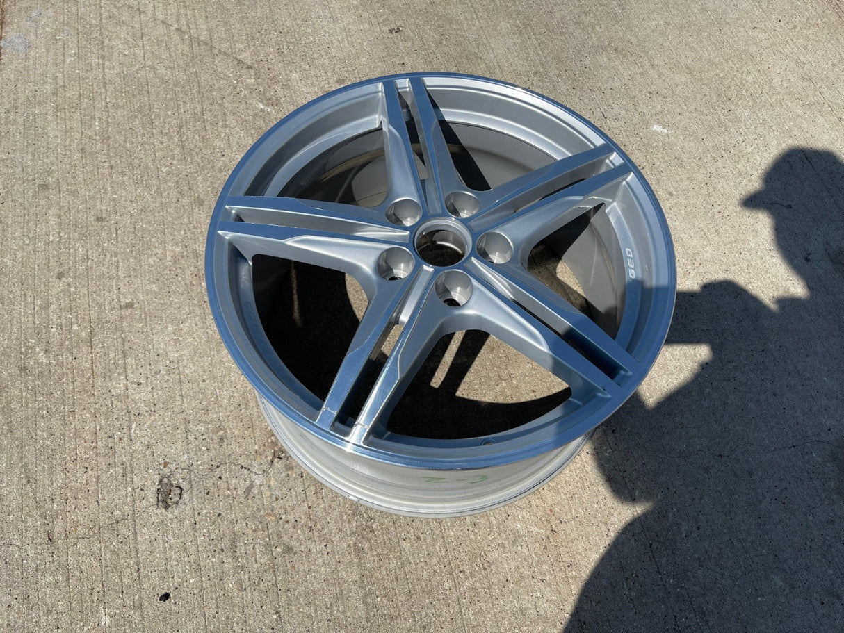 19" 19x8.5 Chevy Corvette C8 OEM wheel rim 84978031 FRONT FORGED Texas Truck Tire