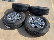 18" Ford F-250 F-350 Lariat FX-4 OEM wheels 10480 10298 tires BRIDGESTONE A/T Texas Truck Tire
