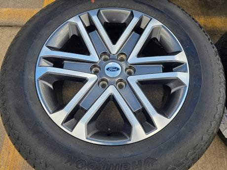 20" Ford F-150 OEM rims wheels 10345 95025 Expedition HANKOOK A/T2 Texas Truck Tire