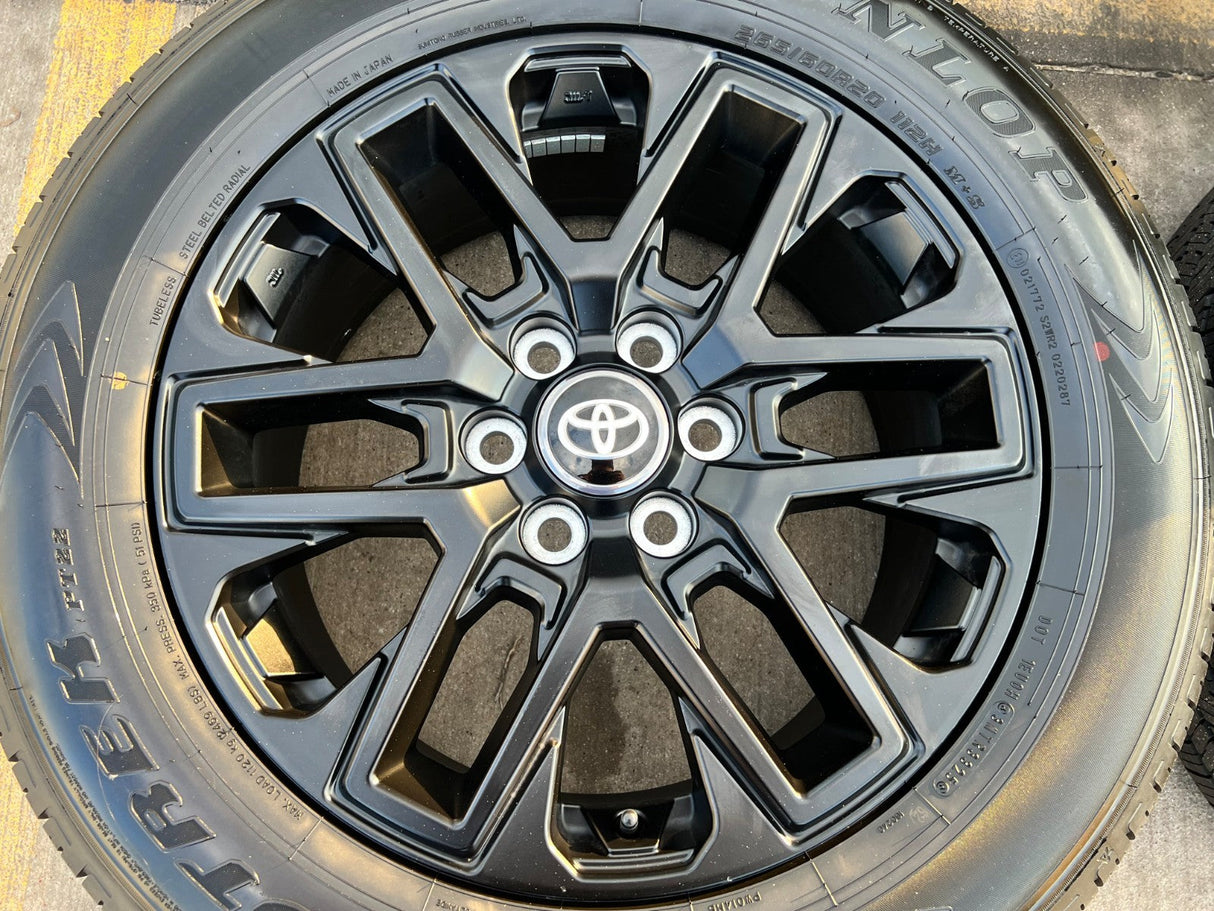 20" Toyota Tundra TRD OEM wheels rims TSS 75276 95295 Sequoia 2024 2025 2026 NEW Texas Truck Tire