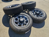 20" Ford F-250 F-350 OEM 10296 10485 Lariat wheels rims 2023 2024 2025 2026 Texas Truck Tire