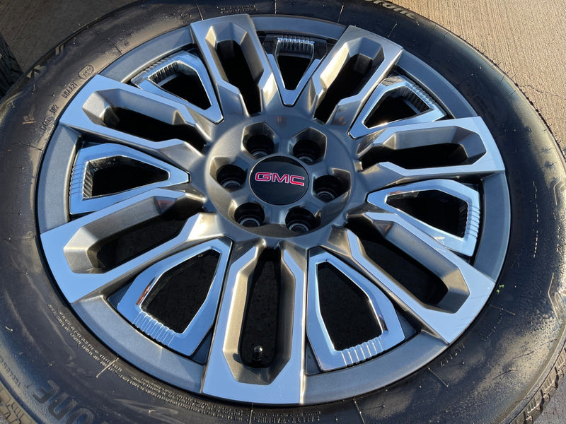 22" GMC Yukon Chevy Tahoe Escalade OEM 95486 wheels rims 2024 2025 2026 NEW Texas Truck Tire