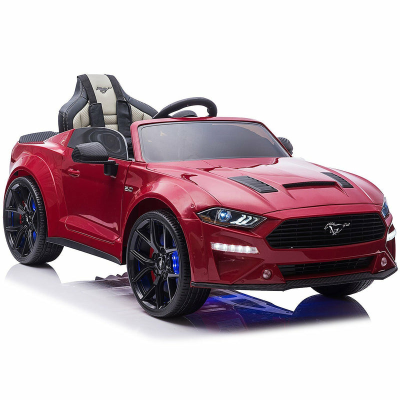24V Children's Boys Ride-On Ford Mustang GT Custom Edition Car with Dual High-Powered Motors and Remote Control