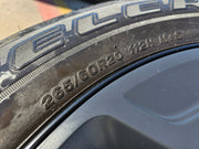 20" Dodge Ram 1500 OEM Laramie Black 2680 wheels rims 2022 2023 2024 2025 2026 Texas Truck Tire