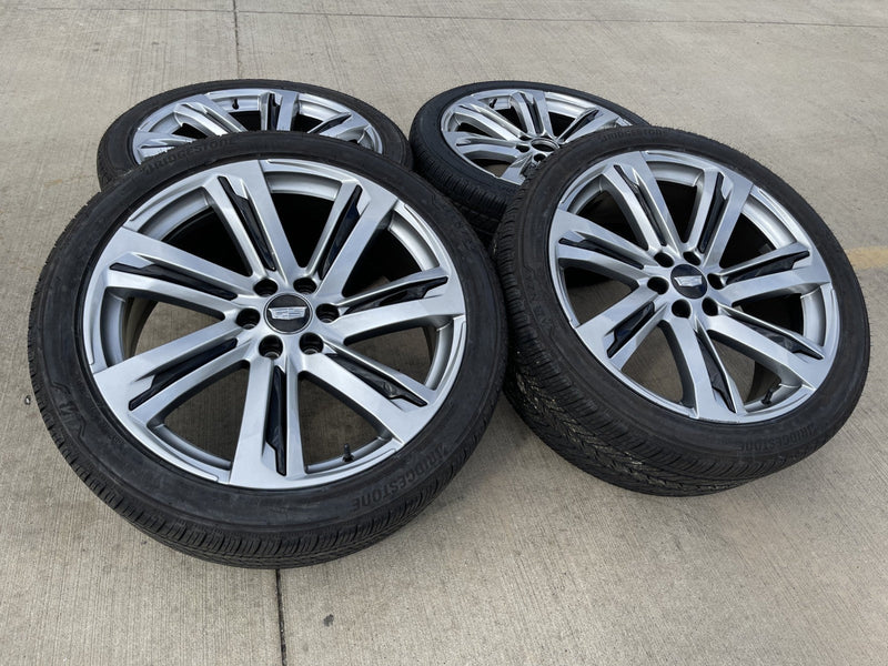 24" Cadillac Escalade V OEM wheels rims 2024 2025 2026 BRIDGESTONE DISCOUNTED Texas Truck Tire