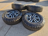 (4) 17" INEOS Grenadier OEM black wheels rims 8775 tires 2024 2025 2026 NEW BFG Texas Truck Tire