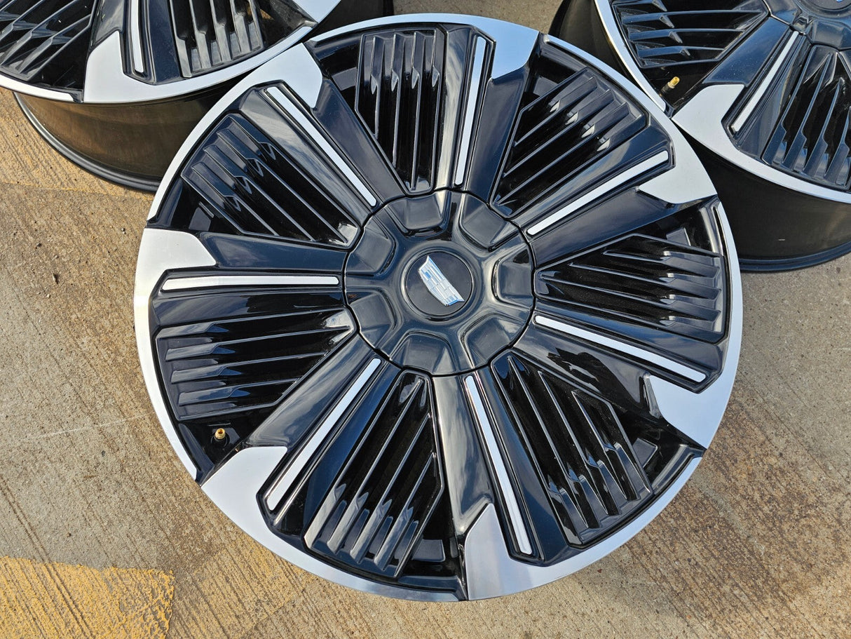 24" Cadillac Escalade IQ EV OEM 8x165 wheel rim spare Hummer 2500 2023 2024 2025 Texas Truck Tire