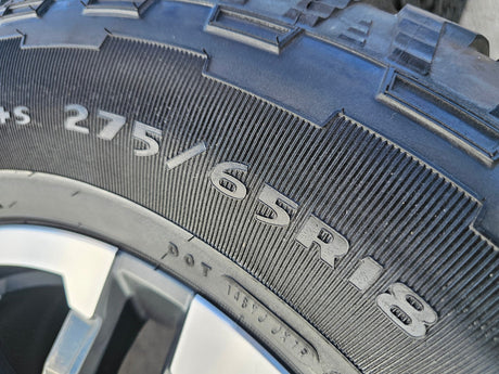 18" Toyota Tacoma 4Runner TRD OEM 10641 wheels rims 2024 2025 2026 NEW GOODYEAR Texas Truck Tire