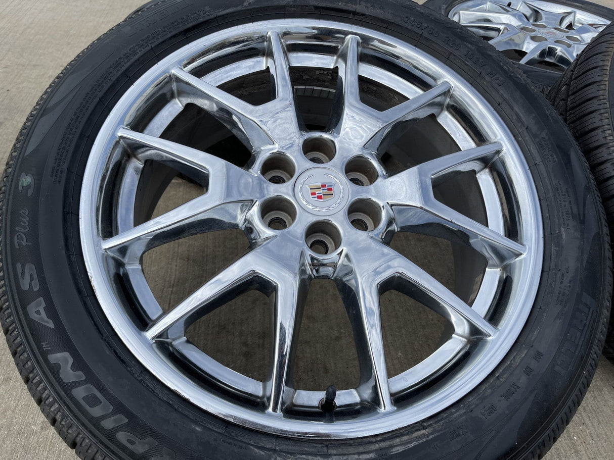 20" Cadillac SRX XT6 XT5 OEM 4709 wheels rims Blazer GMC Acadia PIRELLI NEW Texas Truck Tire