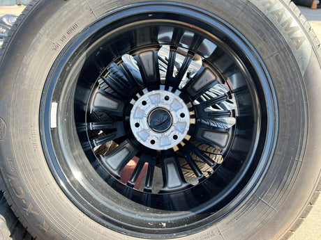 20" Nissan Titan PRO-4X Armada OEM wheels rims tires black 2023 2024 2025 2026 Texas Truck Tire