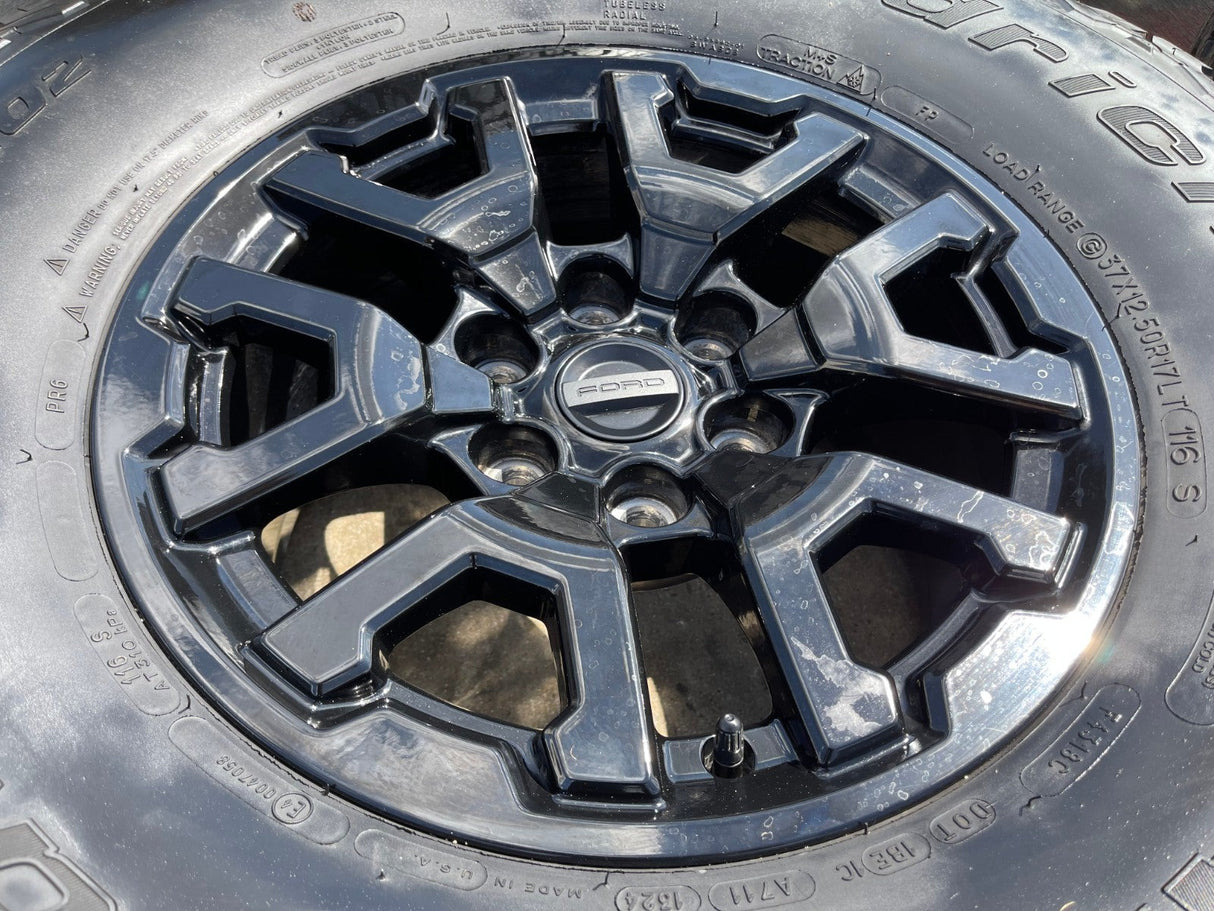 17" Ford F-150 Raptor Bronco OEM rims wheels 10461 tires 37" BFG Texas Truck Tire