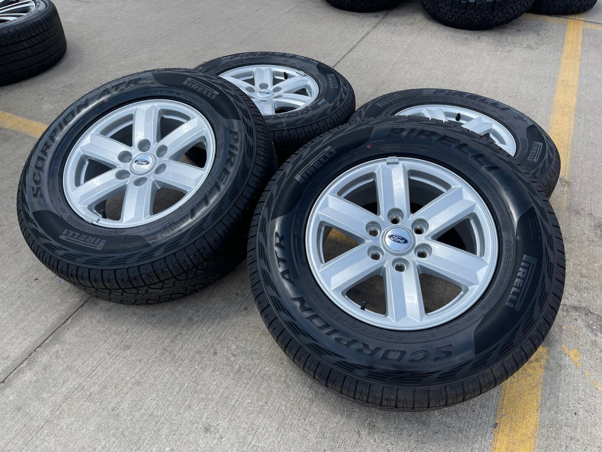 17" Ford F-150 Expedition OEM rims wheels 10339 tires 2025 2026 NEW PIRELLI A/T Texas Truck Tire