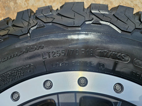(1) 18" INEOS Grenadier OEM wheel rim beadlock 2023 2024 2025 2026 NEW BFG Texas Truck Tire