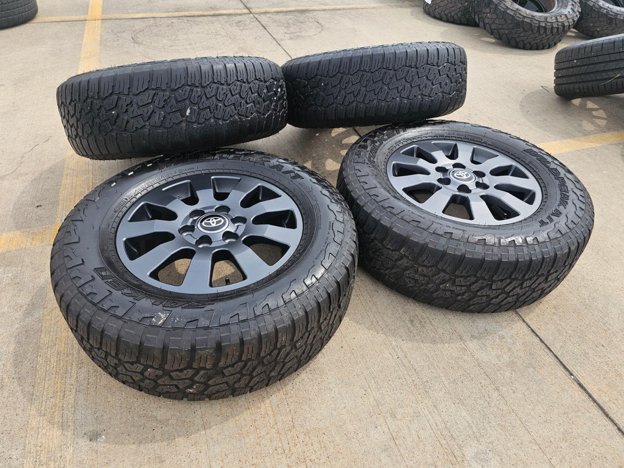 18" Toyota Land Cruiser OEM TRD wheels rims 95952 Tundra Sequoia FALKEN A/T3 Texas Truck Tire